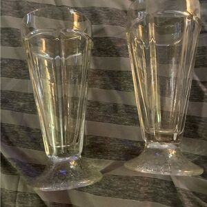 Vintage  milkshake glasses